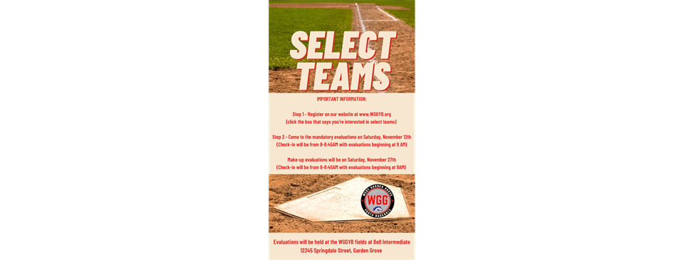 Select Team Try-Outs