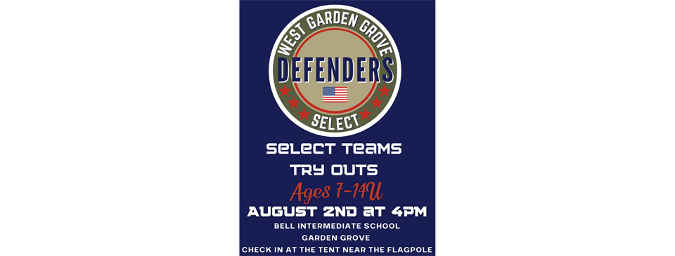 WGGYB Select Team Tryouts