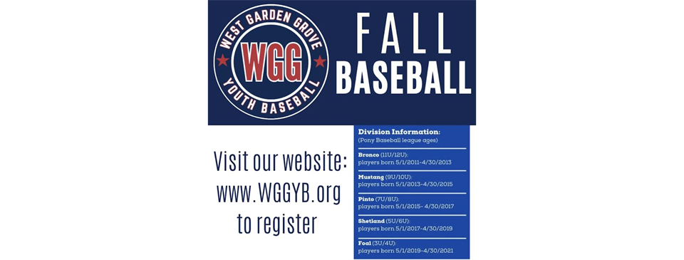 Fall ‘24 Registration is NOW CLOSED!